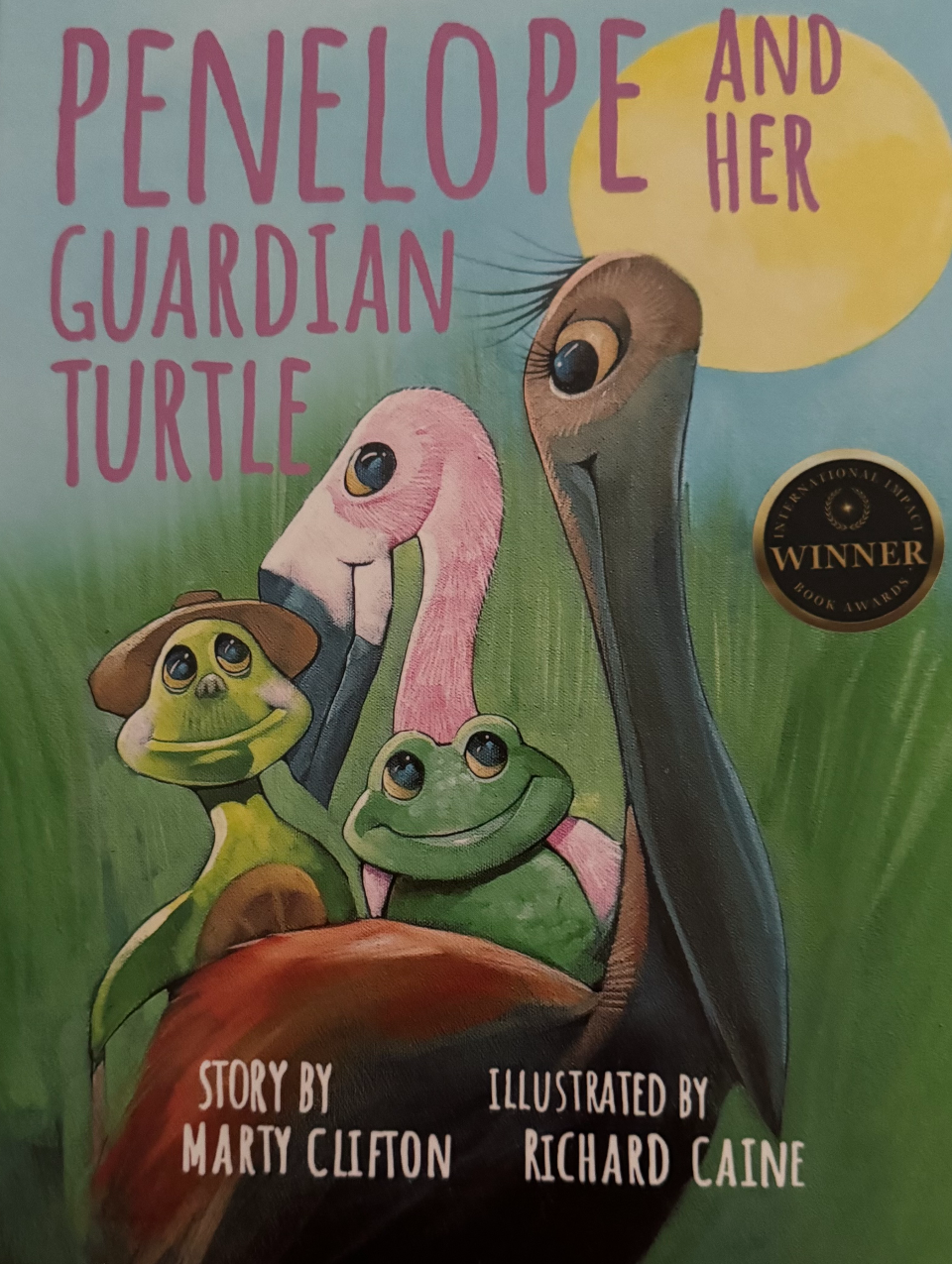 Award Winner Penelope and Her Guardian Turtle Image